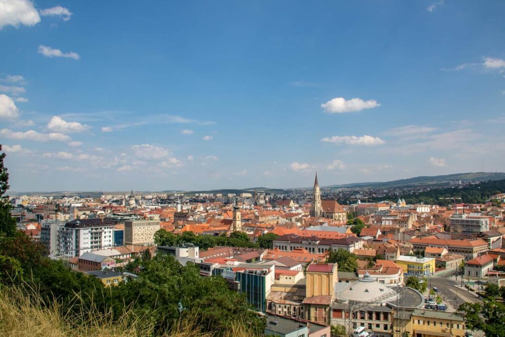 City view from Cetățuia Park