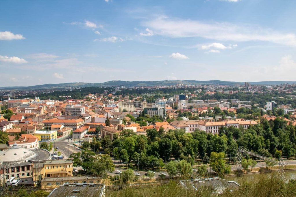 City view from Cetățuia Park