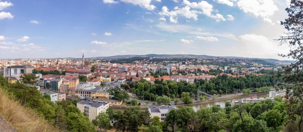 City view from Cetățuia Park