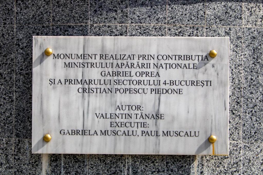 Monument to Romanian Military Heroes Fallen in Duty