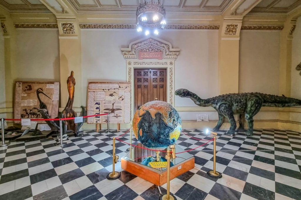 Dinosaurs and reptiles section