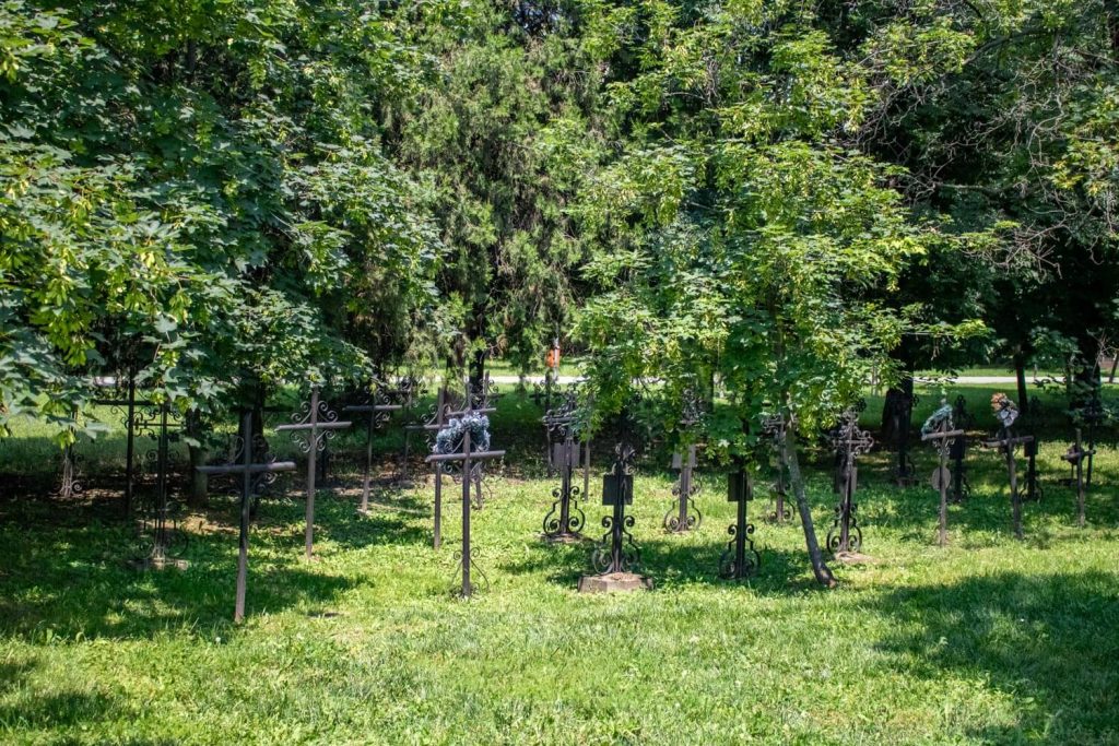 Graves at the Assumption Church Oradea