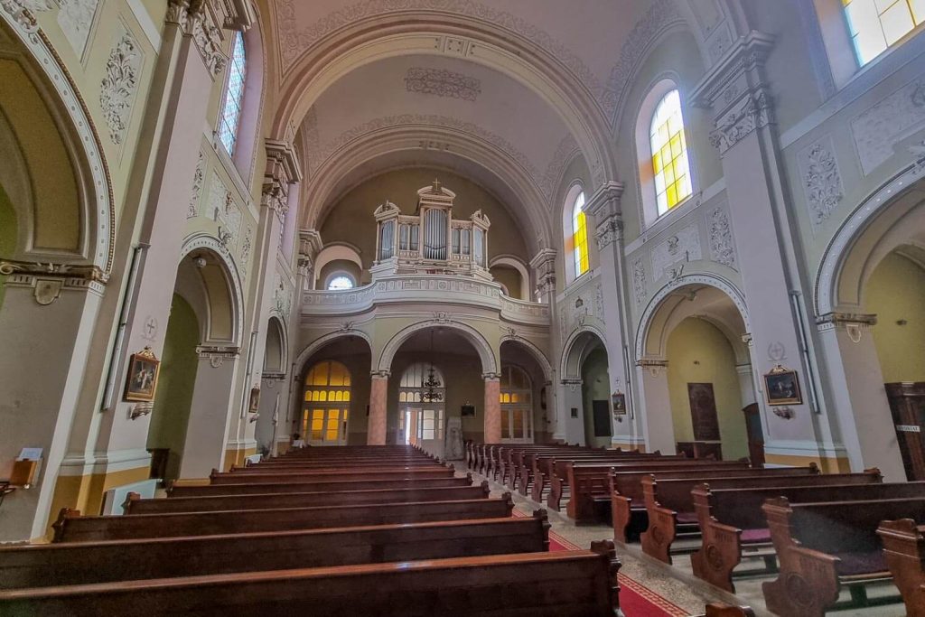 Interior of the Holy Spirit Roman Catholic Church Of Oradea