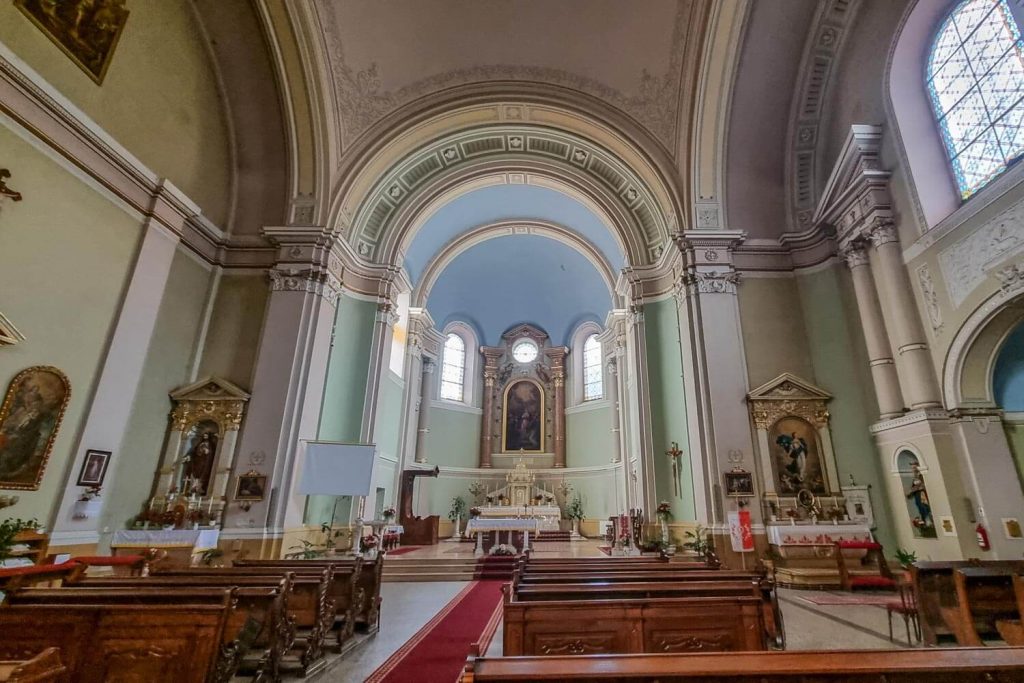 Interior of the Holy Spirit Roman Catholic Church Of Oradea