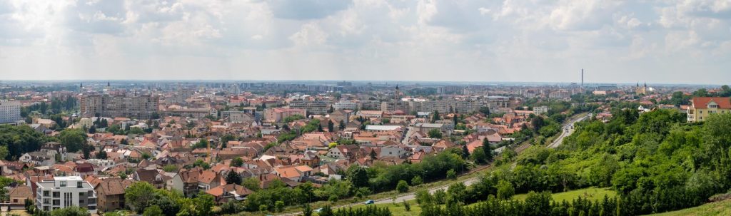 Panoramic view over Oradea