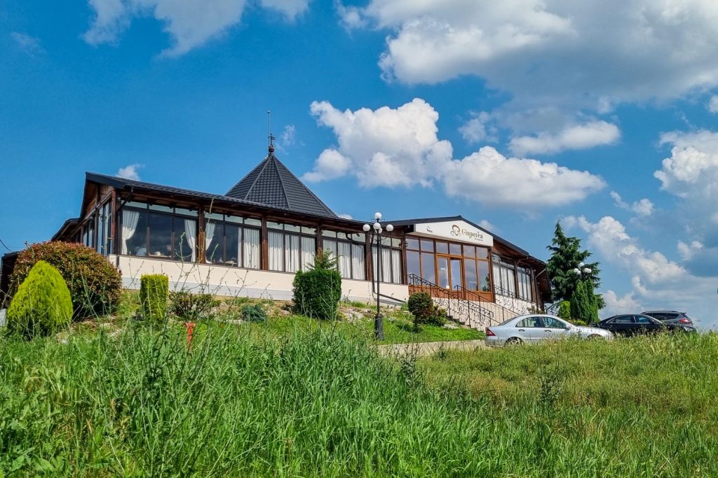 Restaurant on top of Mushroom Hill
