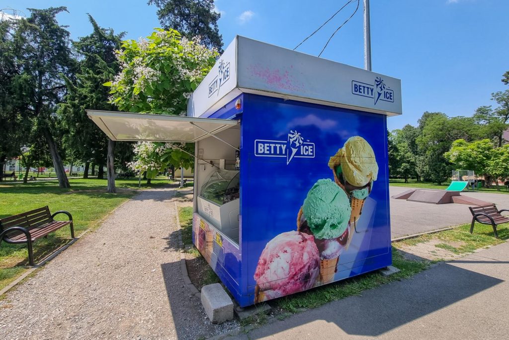 Ice cream stand