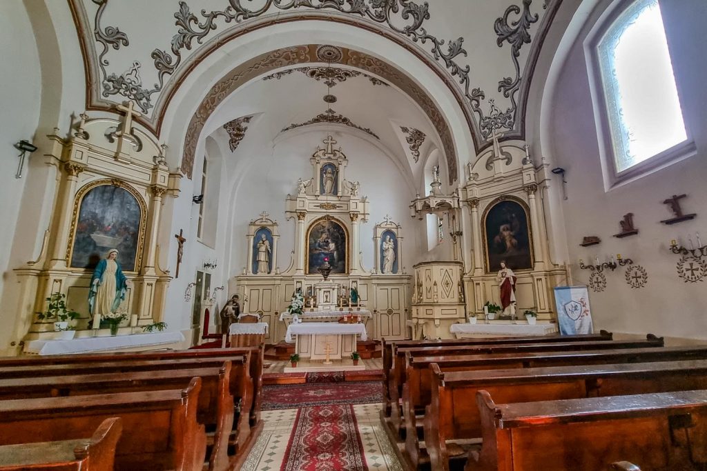 Interior of the Saint Anna Church