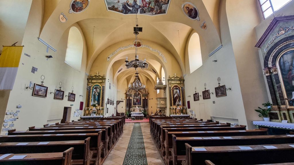 Interior of the Saint Ladislaus Church