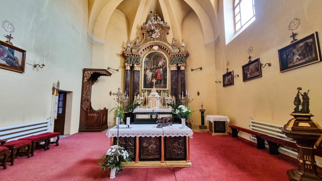 Altar of the church