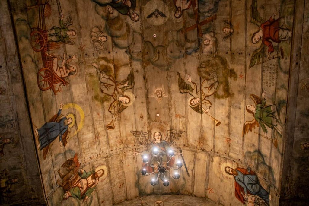 Interior paintings of the church Interior paintings of the church