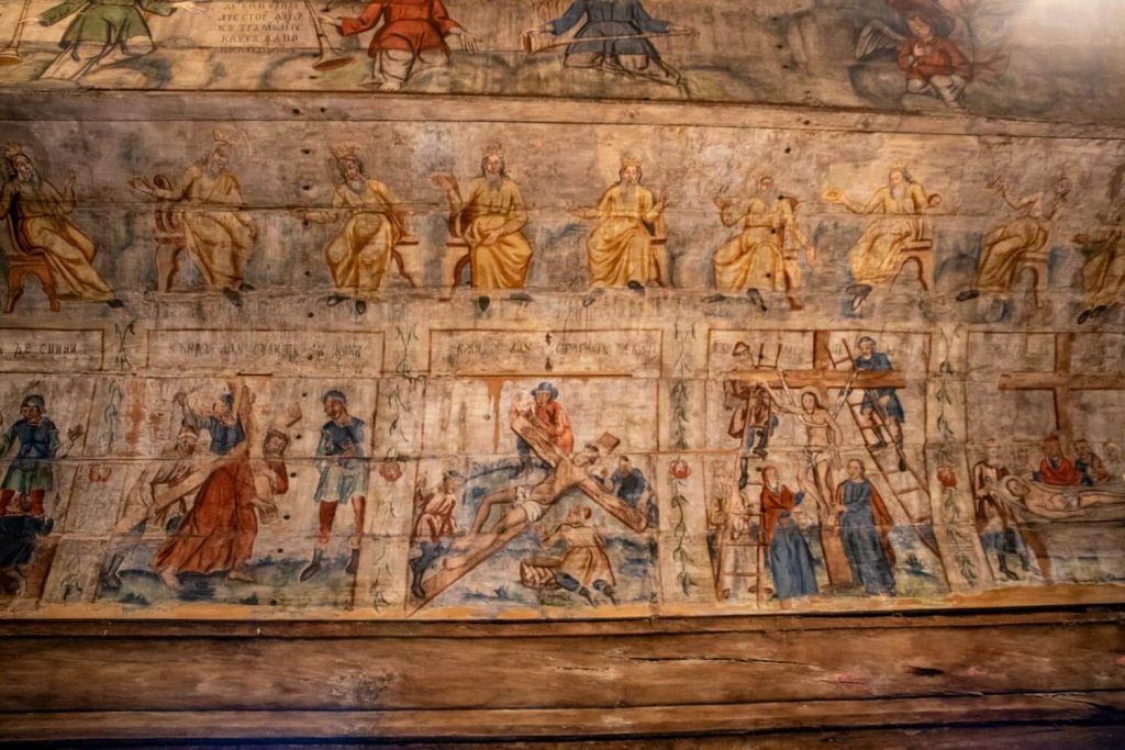 Interior paintings of the church Interior paintings of the church