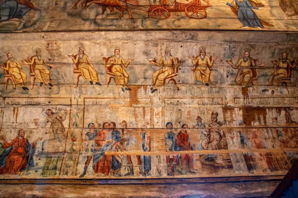 Interior paintings of the church Interior paintings of the church