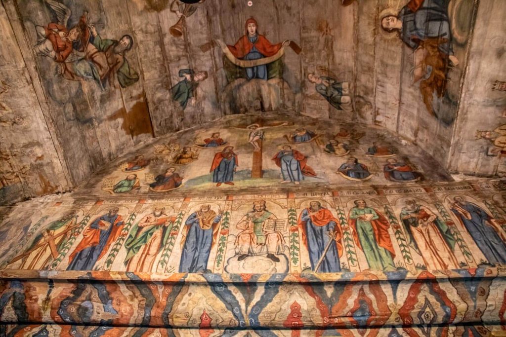 Interior paintings of the church Interior paintings of the church