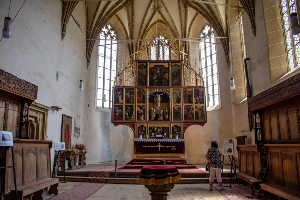 Inside the church Inside the church