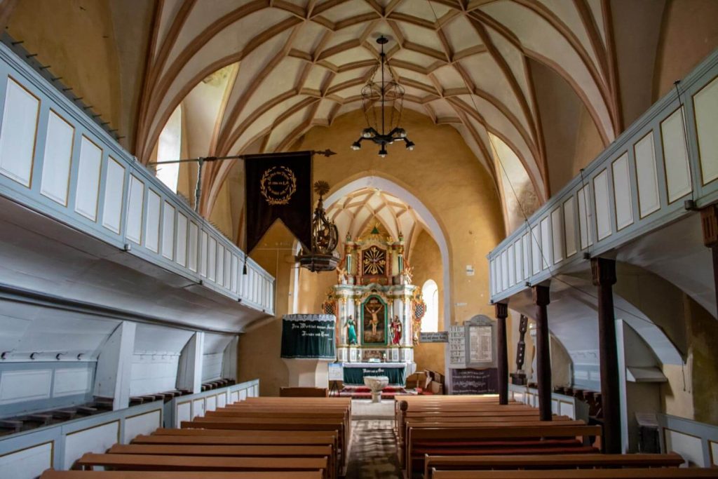 Inside the church Inside the church