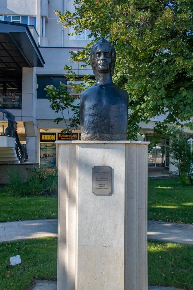 Statue of Mihai Eminescu Statue of Mihai Eminescu