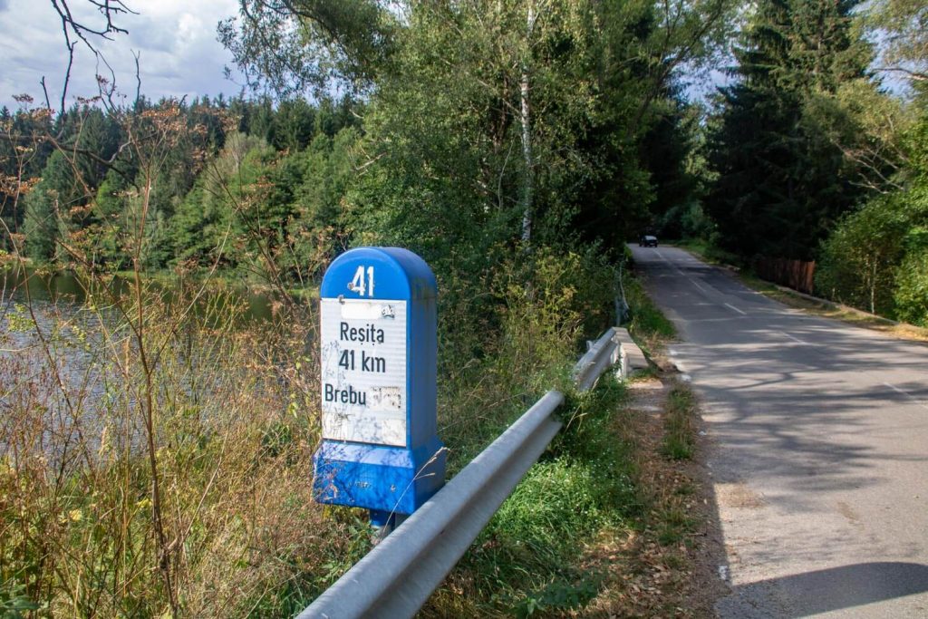 TransSemenic Road along Three Waters Lake