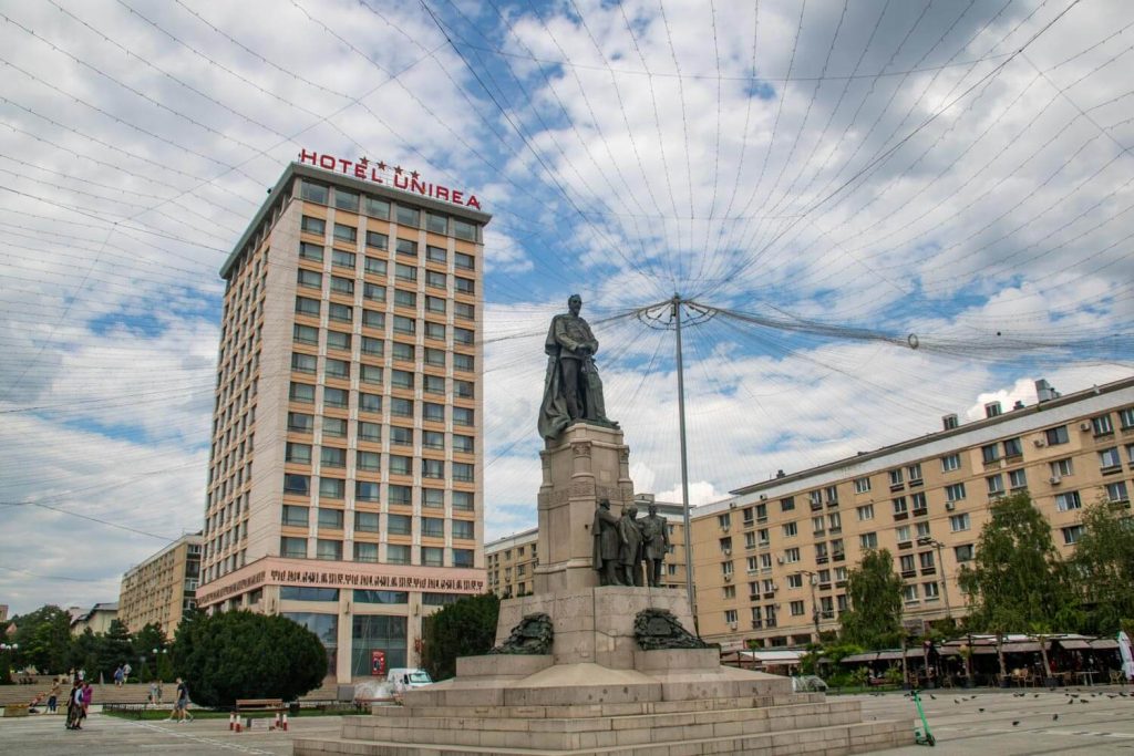 Alexandru Ioan Cuza Monument on Union Square