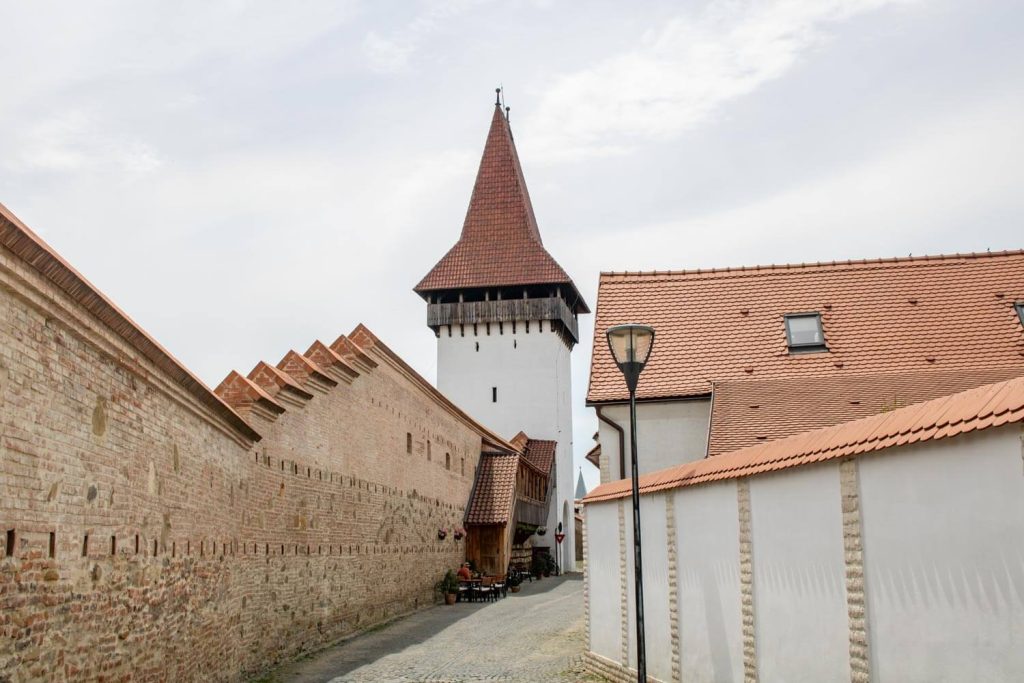 Southern fortification wall with the Forkesch Gate Tower Southern fortification wall with the Forkesch Gate Tower