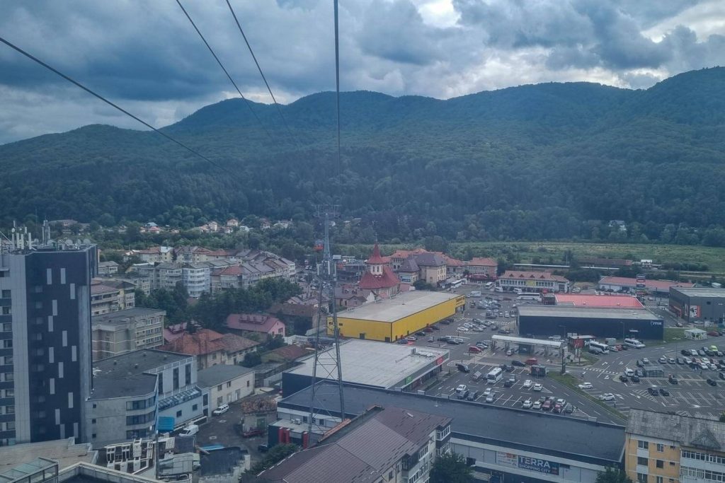 View from the cable car